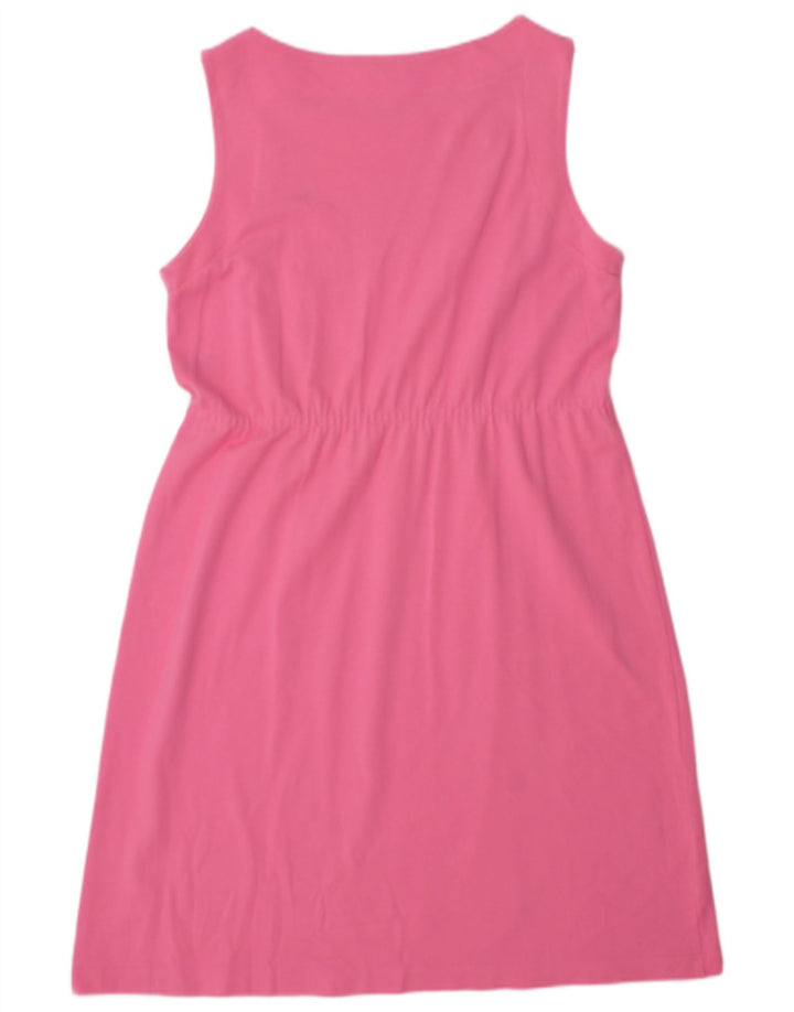 Vestido básico feminino sem mangas Lacoste tamanho 48 XL rosa