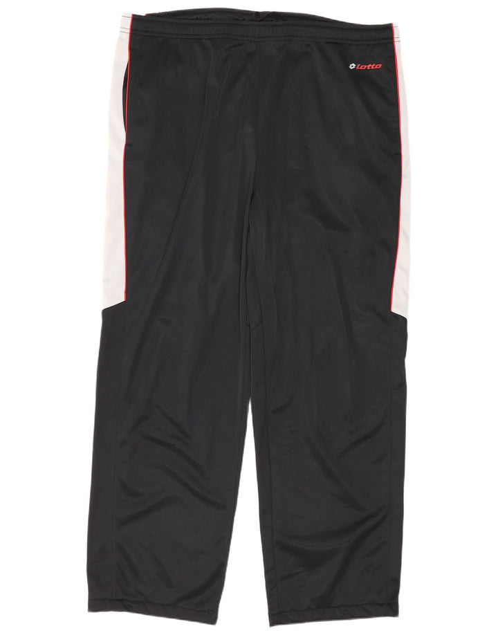 Calça de treino masculina Lotto XL preta colorblock