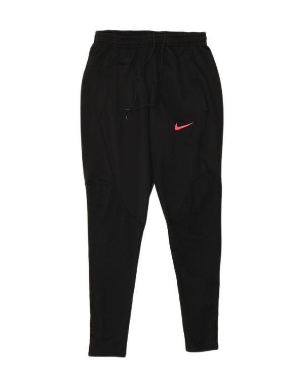 Calça de treino feminina Nike Dri Fit Slim Fit UK 10 pequena preta