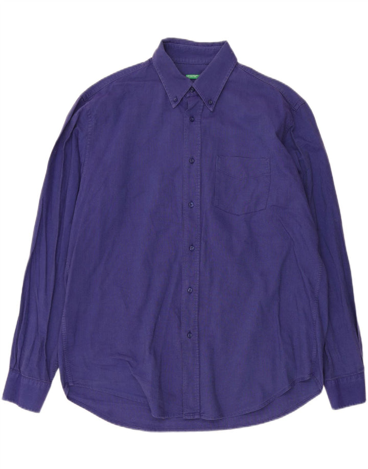 Camisa masculina BENETTON grande roxa