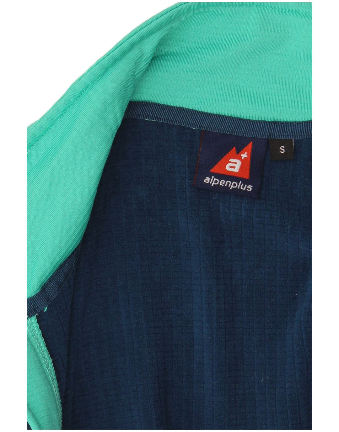 Jaqueta feminina de treino Alpenplus UK 10 pequena turquesa Colourblock