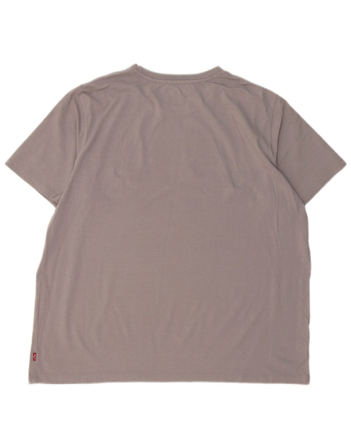 Camiseta gráfica masculina LEVI'S Top XL cinza