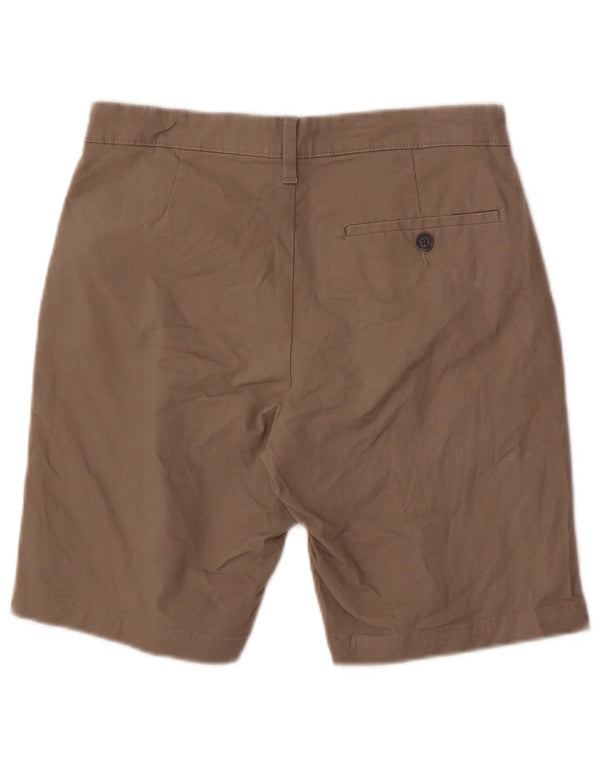 Shorts chino masculino Marks & Spencer W30 algodão cinza médio