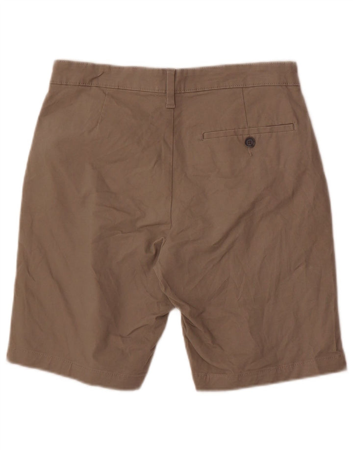 Shorts chino masculino Marks & Spencer W30 algodão cinza médio