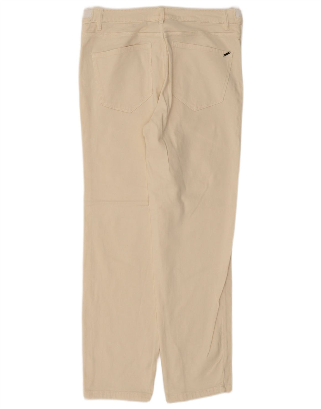 Jeans reto feminino Massimo Dutti EU 42 grande W32 L28 bege