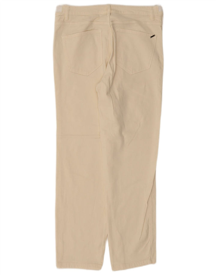 Jeans reto feminino Massimo Dutti EU 42 grande W32 L28 bege