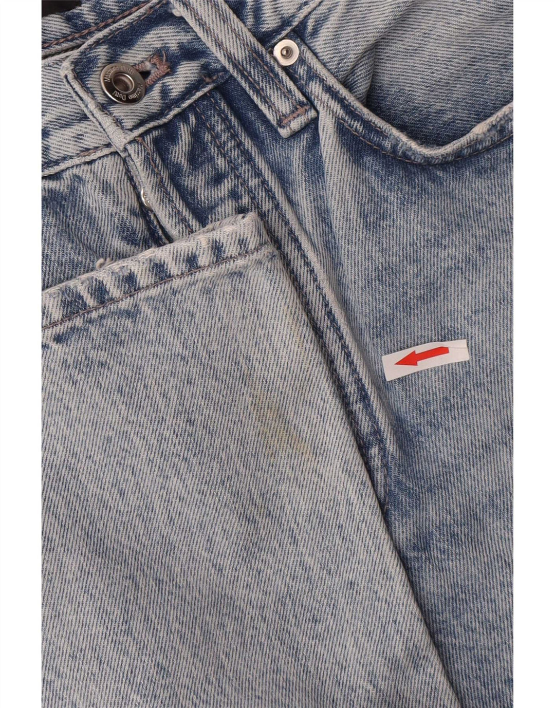 Jeans retos femininos Massimo Dutti EU 34 2XS W24 L31 azul