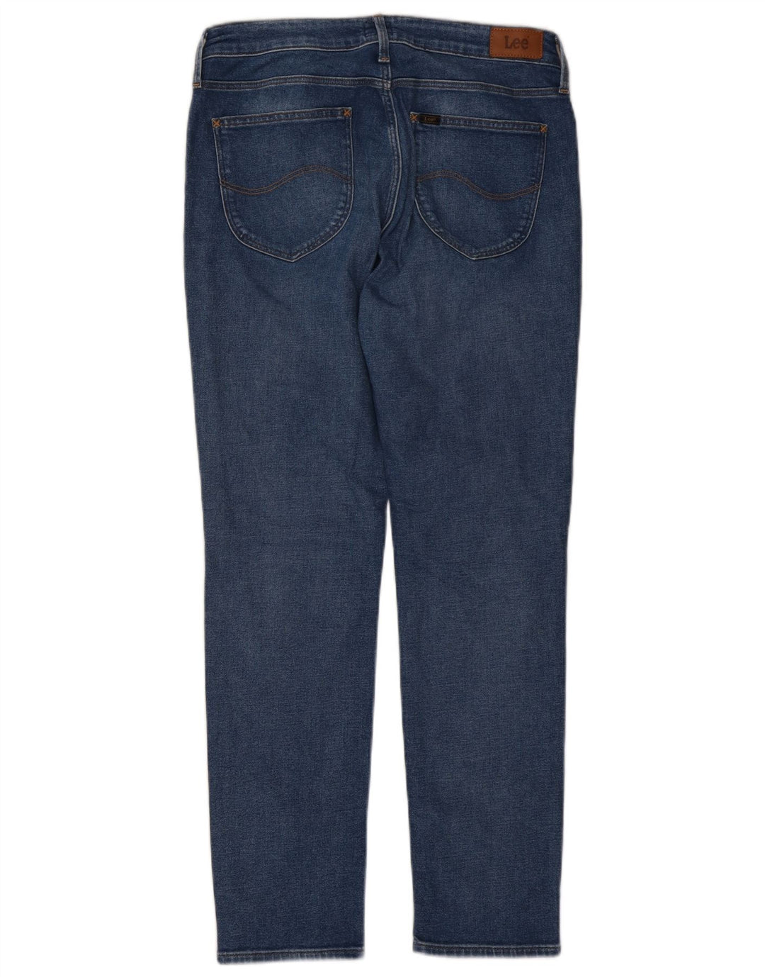 Lee Womens Elly Slim Jeans W31 L28 Azul Algodão Clássico