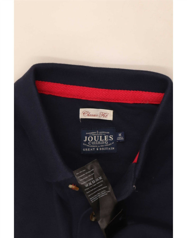 Camisa polo masculina Joules Classic Fit médio algodão azul marinho