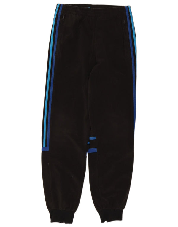 Adidas meninos calças de treino joggers 13-14 anos preto poliéster