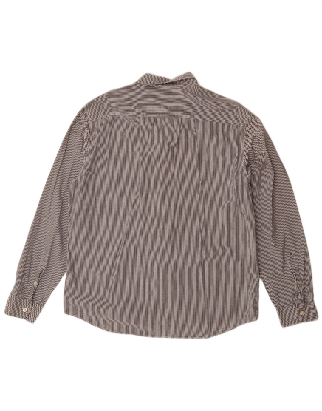 Camisa masculina JACK WILLS Slim Fit XL cinza risca de giz algodão