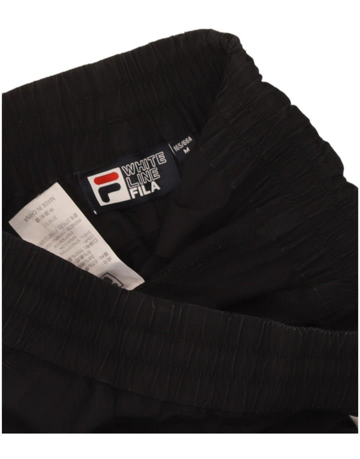 Fila Mens Cargo Calças de treino Joggers Médio Algodão Preto
