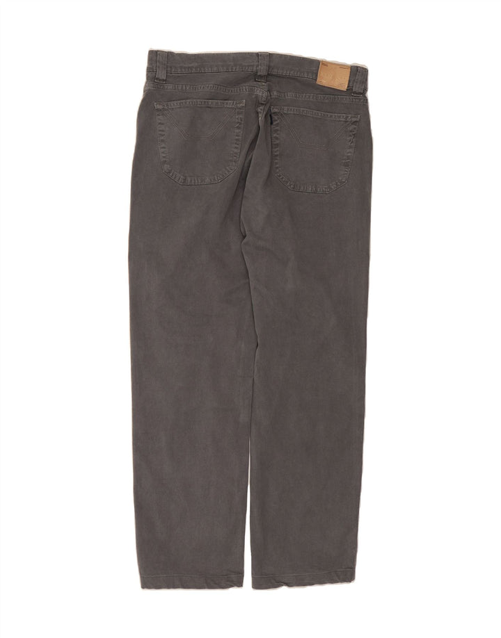 JECKERSON Womens Straight Casual Trousers W36 L30 Grey Cotton Vintage Jeckerson and Second-Hand Jeckerson from Messina Hembry 