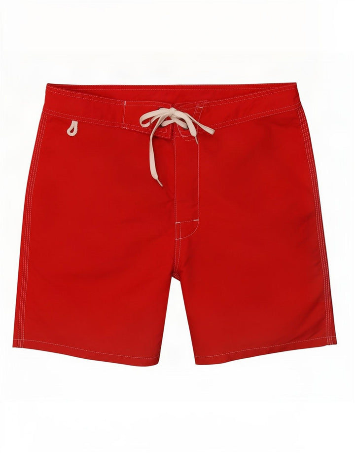 Shorts de natação masculino Sundek poliéster vermelho médio