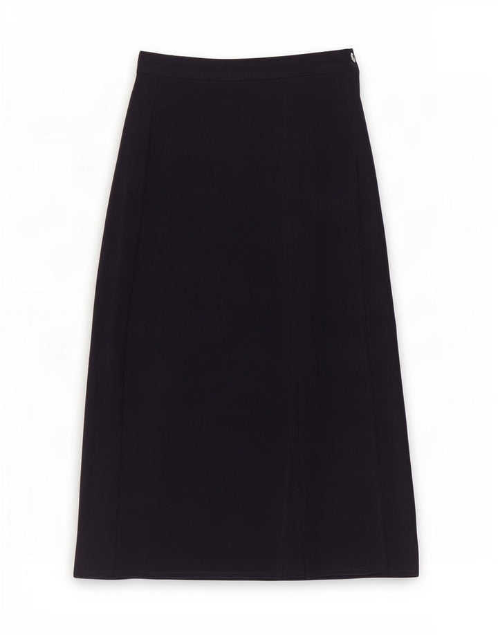 Max Mara Saia Midi Feminina Pequena W26 Azul Marinho