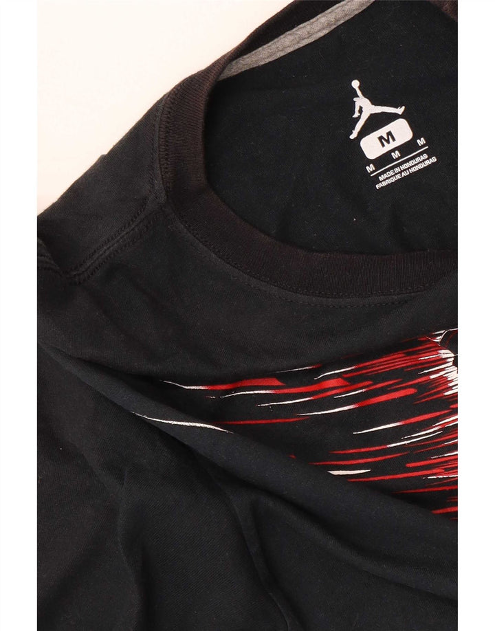 Camiseta Jordan Masculina Graphic Top Médio Preto
