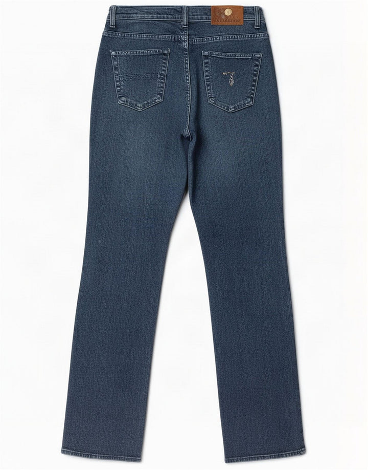 Trussardi Jeans retos femininos W28 L32 Azul