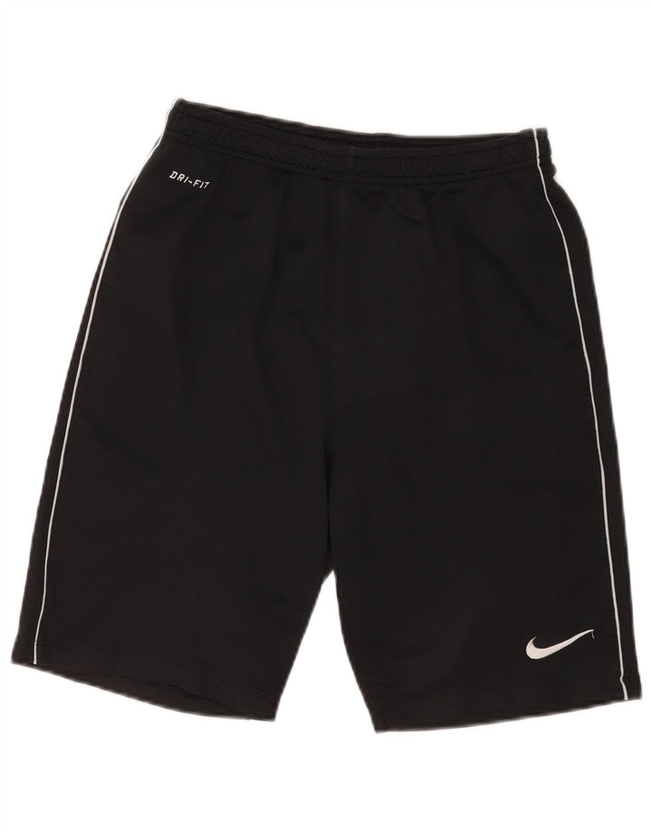 Shorts esportivos masculinos Nike Graphic Regular Fit pequenos esportivos pretos de poliéster