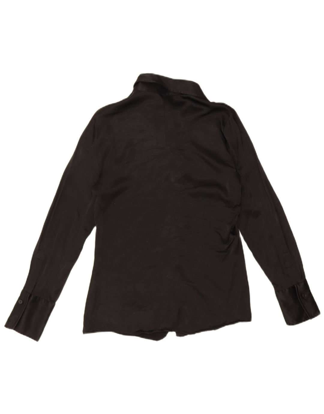 Blusa camisa feminina Zara Reino Unido 14 grande preta