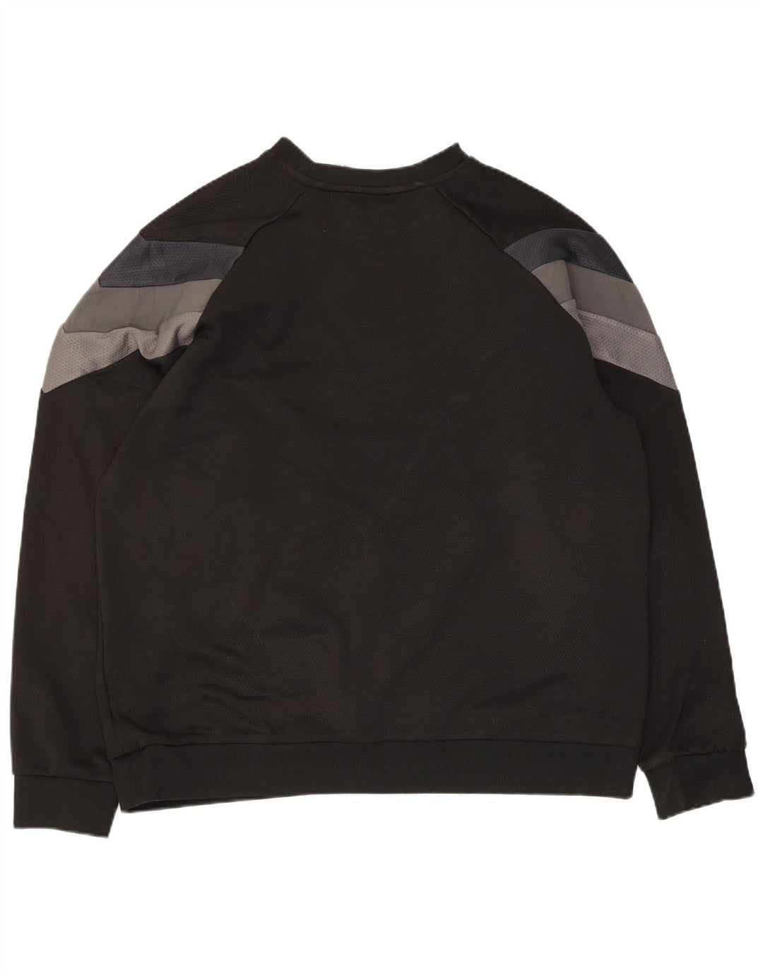Adidas Mens Moletom Jumper XL Preto Colorblock Poliéster