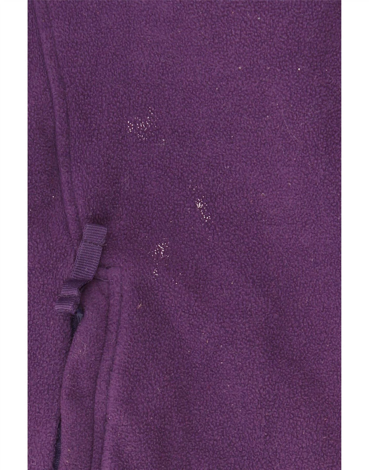 Grande poliéster roxo Reino Unido do revestimento do velo das mulheres do armazém da montanha