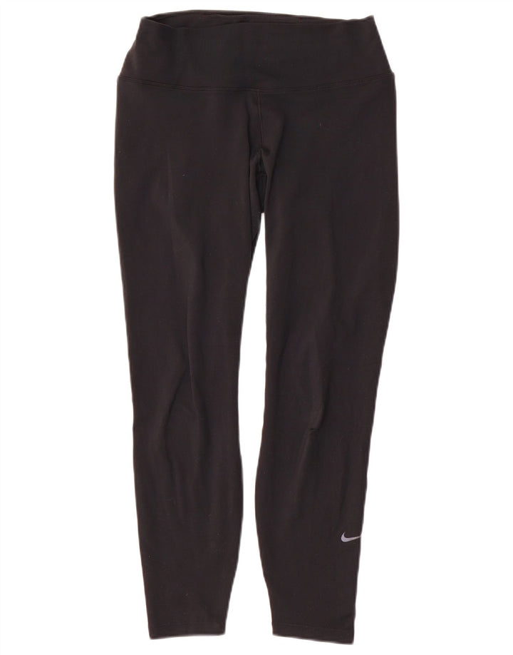 Leggings Nike Dri Fit Feminina UK 10 Pequenas Pretas