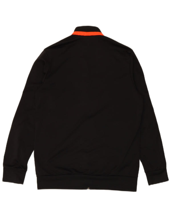 ADIDAS Mens Tracksuit Top Jacket Médio Preto Colourblock Poliéster