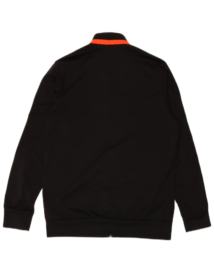 ADIDAS Mens Tracksuit Top Jacket Médio Preto Colourblock Poliéster