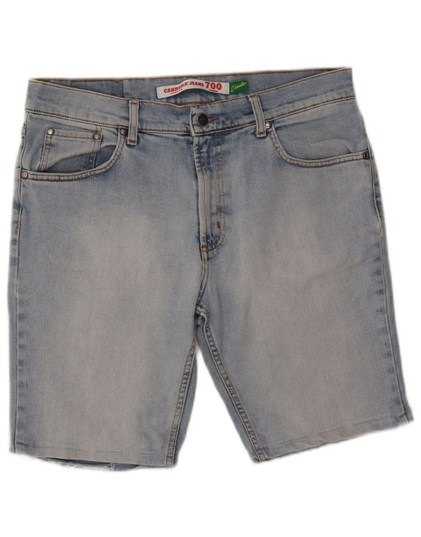 Shorts jeans masculino Carrera 700 IT 50 grande W34 azul algodão