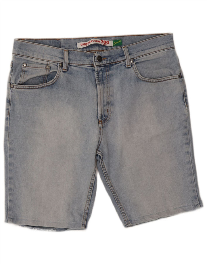 Shorts jeans masculino Carrera 700 IT 50 grande W34 azul algodão