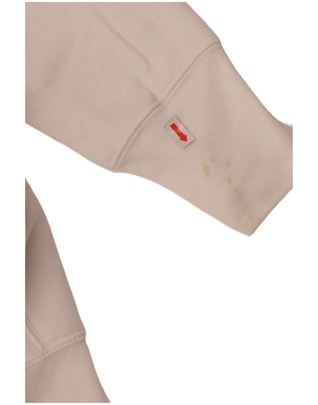 Jumper masculino com capuz gráfico Champion grande poliéster branco