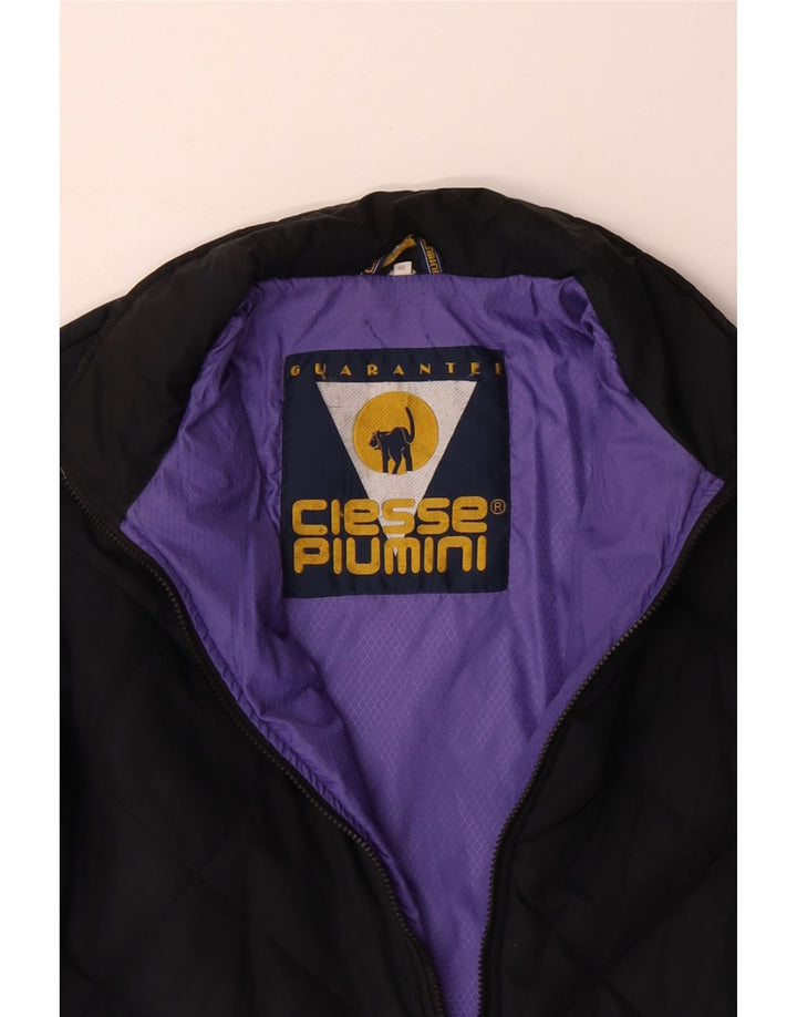 Jaqueta masculina acolchoada acolchoada CIESSE PIUMINI IT 46 poliéster preto pequeno