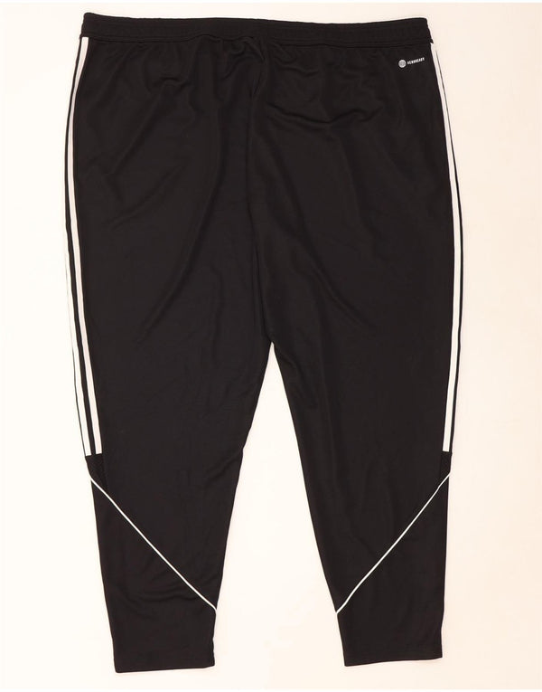 Adidas Mens Aeroready Regular Fit Calça de treino 4XL Preto Esportes