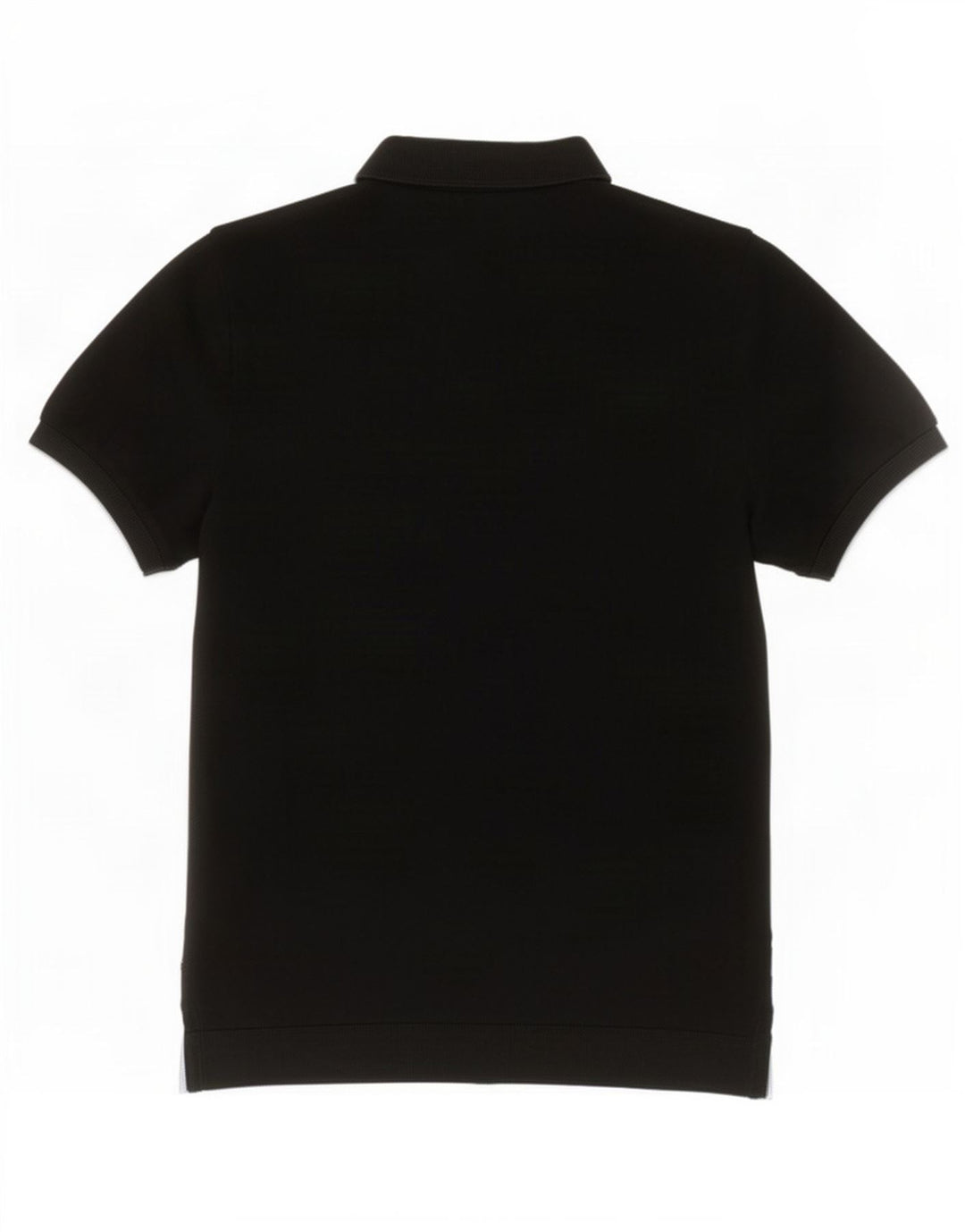 Camisa polo masculina Massimo Dutti grande algodão preto