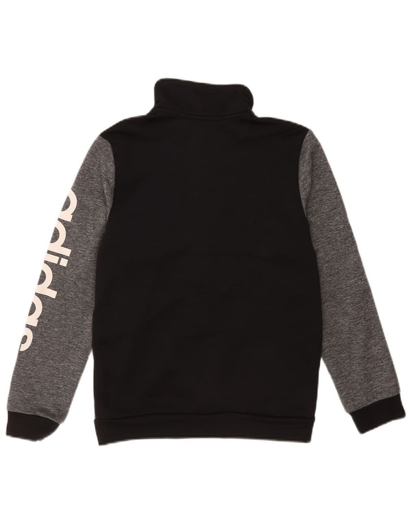 Jaqueta Adidas Boys Graphic Tracksuit Top 11-12 Anos Preto Colorblock