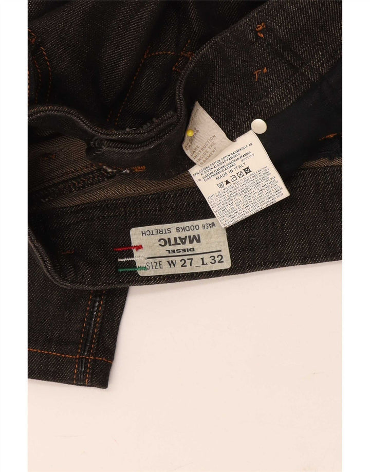 Diesel Feminino Matic Slim Jeans W27 L29 Algodão Preto