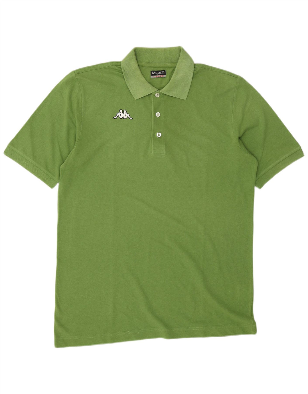 Camisa polo masculina Kappa grande algodão verde