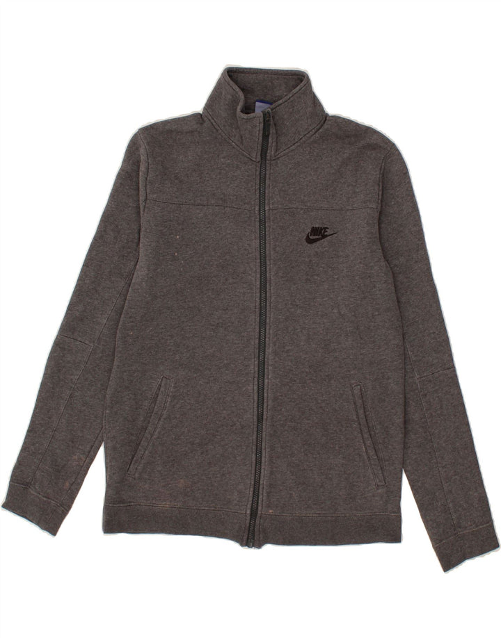 NIKE Mens Tracksuit Top Jacket Small Grey Cotton Vintage Nike and Second-Hand Nike from Messina Hembry 