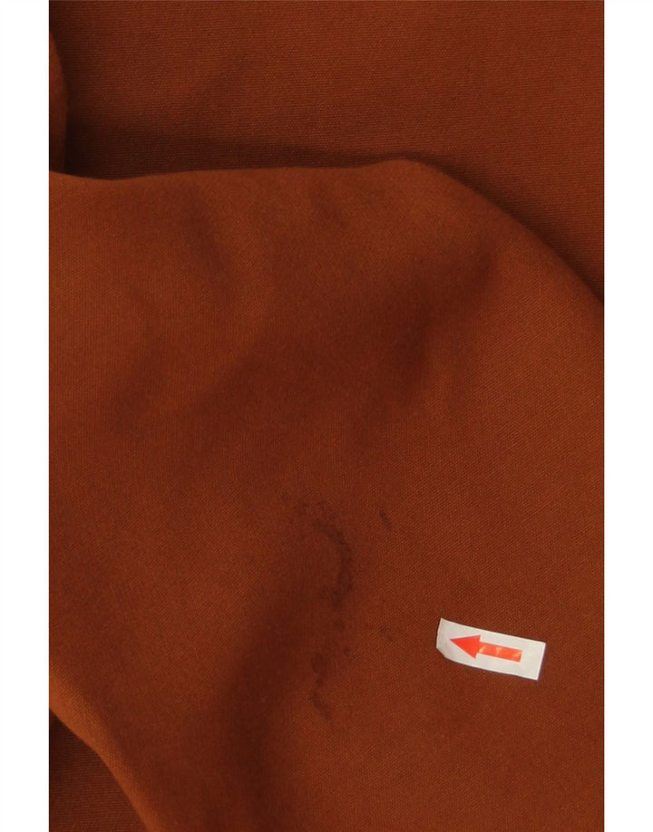 Sobretudo feminino Zara UK 18 XL poliéster marrom