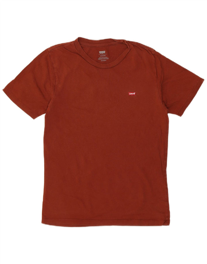 Camiseta masculina Levi's Standard Fit XS algodão marrom