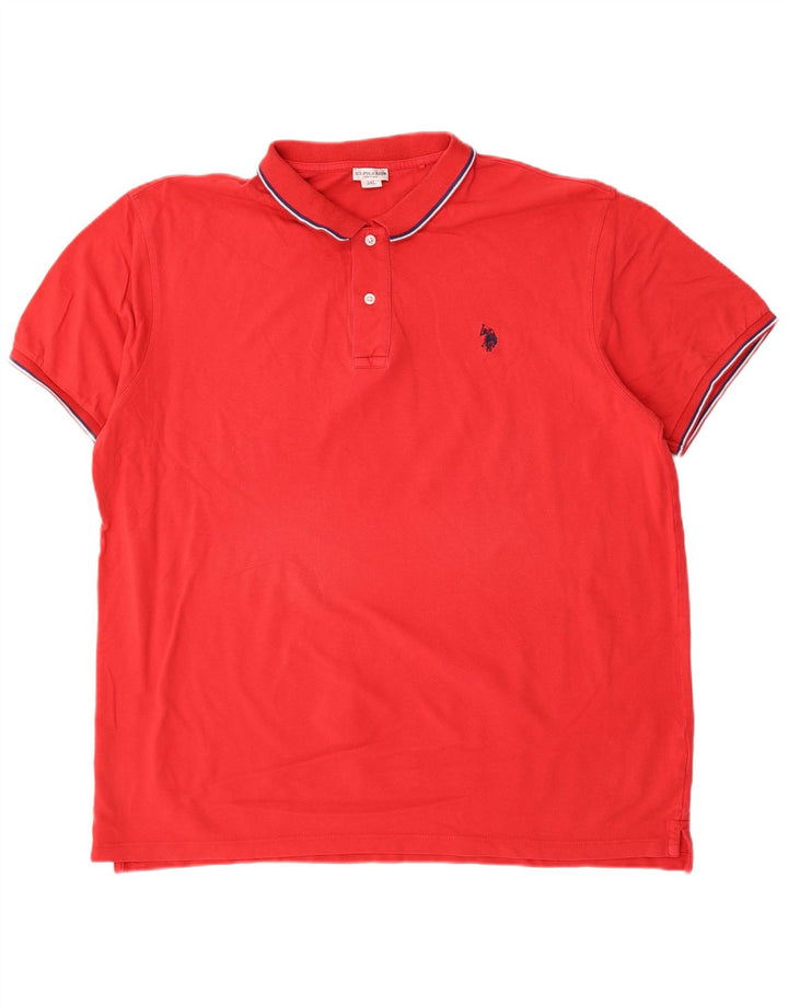 US Polo Assn. Camisa masculina 3XL algodão vermelho