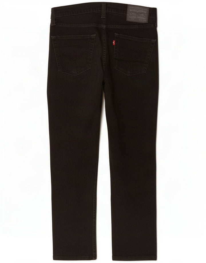 Levi's Mens 511 Slim Jeans W32 L26 Algodão Preto