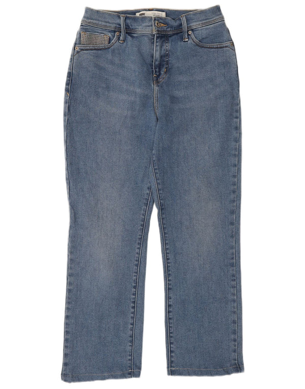 LEVI'S Jeans feminino 512 Straight US 4 pequeno W27 L25 azul