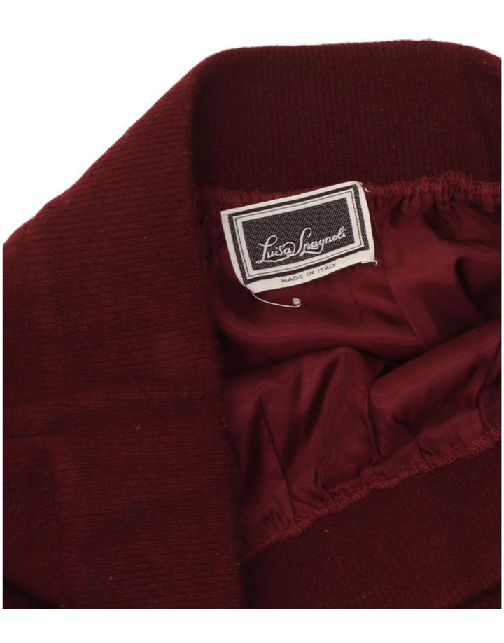 LUISA SPAGNOLI Saia lápis feminina de malha W36 XL marrom