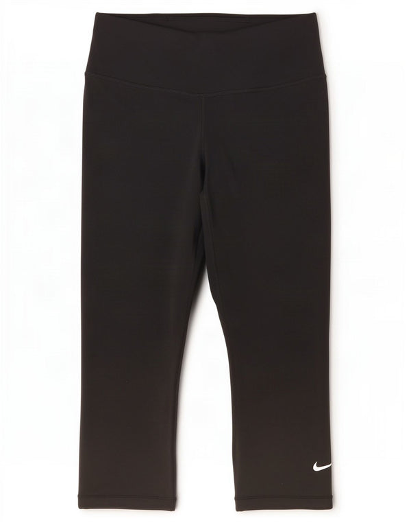 Leggings Nike Dri Fit Capri UK 8 Pequeno Poliéster Preto