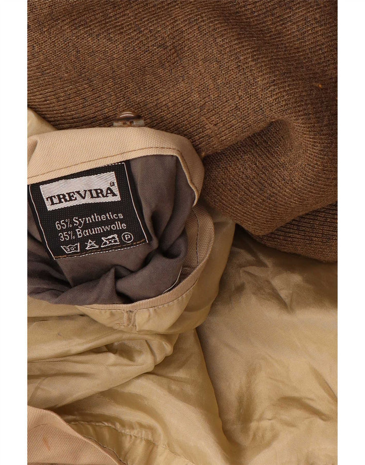Casaco corta-vento masculino Trevira UK 38 poliéster bege médio