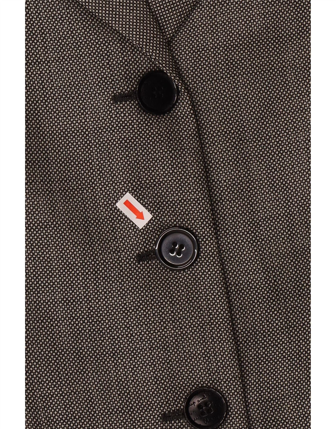 Jaqueta blazer feminina barata e chique MOSCHINO Reino Unido 14 grande cinza clássico