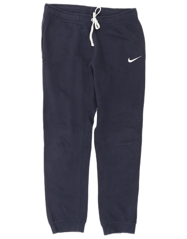 Calça de treino masculina Nike joggers pequeno algodão azul marinho