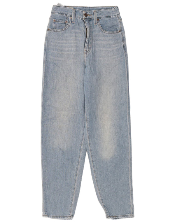 Jeans feminino Levi's cintura alta cônico W25 L27 algodão azul