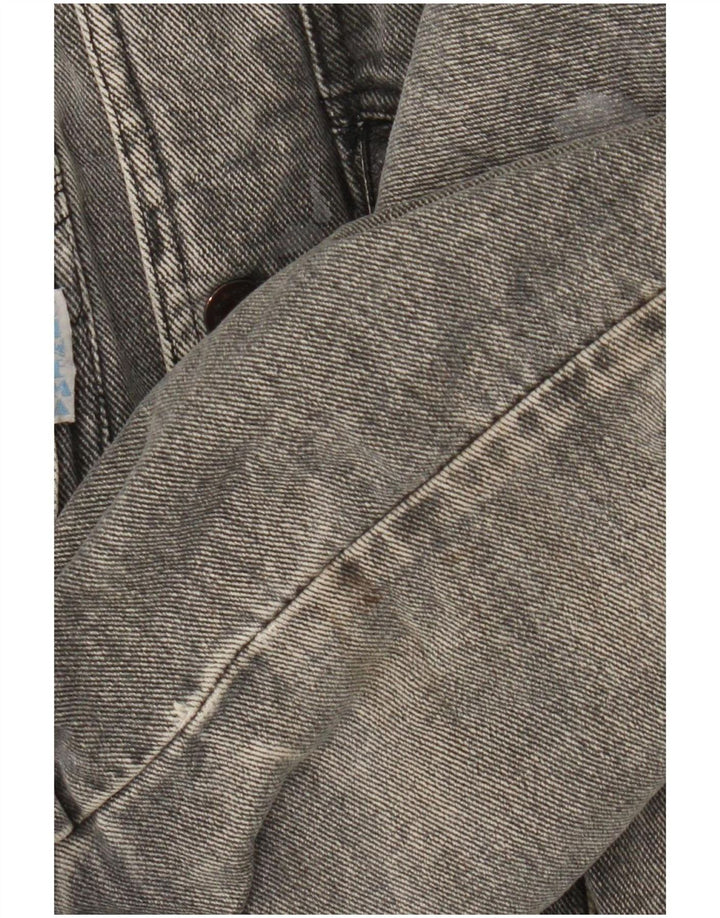 Jaqueta jeans masculina vintage UK 40 grande cinza
